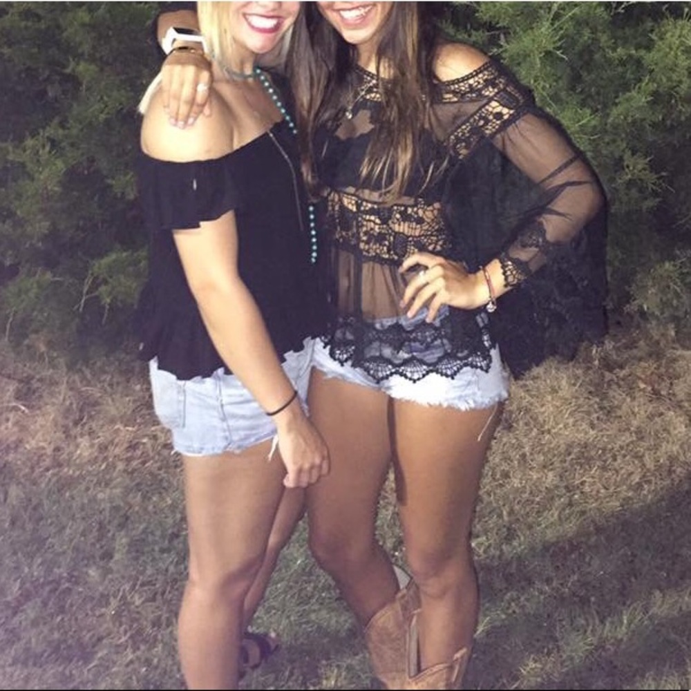 Boutique see through top!